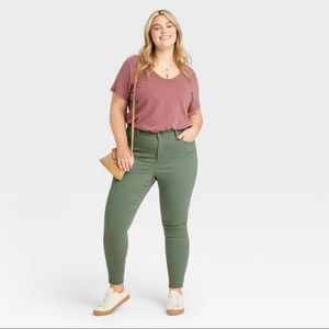 Ava & Viv Olive Skinny Jean